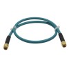 SMA Male to Male 6GHZ Low VSWR RG223 Flexible Cable Assembly 0.5m