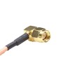 SMA Erkek- SMA Dişi Kablo Mobil Antenler için 15cm SMA RG316 Düşük Kayıp Jumper Kablo