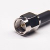 SMA Straight Plug para MCX Right Angled Male RF Coaxial Cable com RG316
