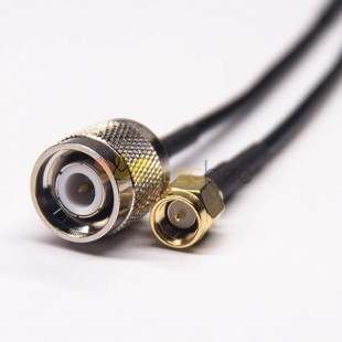 SMA Straight Plug to TNC Male 180 Degree Assembly Cable 10cm