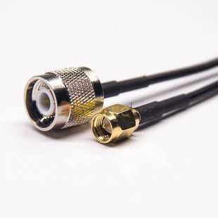 10CM SMA Straight Plug to TNC Male 180 Degree Assembly Cable