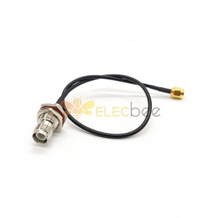 SMA TNC Cable Adapter with SMA Male to RP-TNC Female RG174 30CM