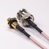30 piezas de conjuntos de cables SMA a BNC BNC recto macho a SMA Rea Blukhead impermeable para cable RG316 10cm