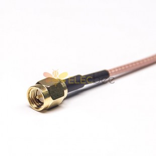 20pcs SMA to BNC Cable Assemblies SMA Straight Male to BNC Straight Female with RG316 10cm
