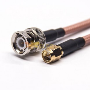 SMA to BNC Cable SMA Male Straight to BNC Male Straight with RG142 1m