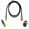 SMA to N Cable LMR195 Assembly 1M for 3G 4G LTE RF Radio to Antenna or Lightning Arrester Use