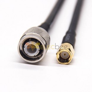 TNC Connector Male Plug Straight to SMA Male RP Straight with RG223 RG58 RG58 1m