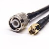 TNC Connector Male Plug Straight to SMA Male RP Straight with RG223 RG58