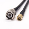 30pcs 10CM TNC Male Connector 180 Degree to SMA Male Straight Coaxial Cable with RG223 RG58