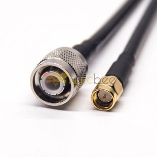 10CM TNC Male Connector 180 Degree to SMA Male Straight Coaxial Cable with RG223 RG58