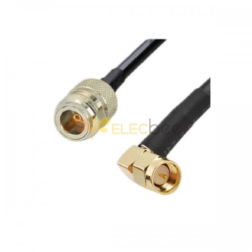 Tipo N a SMA Cabo Pigtail LMR-200 Double Shielded Coaxial Cable 15CM