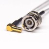 BNC Straight Male to SMB Angled Female Coaxial Cable avec RG316
