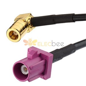 20шт Fakra к кабелю-адаптеру SMB Fakra H Male to SMB Male Coaxial Cable RG174 для радиоантенны