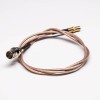 RF Cable Types BNC Femme à Straight SMB Female Cable Assembly