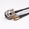 RF Coaxial Cable Assembly TNC Male Straight to SMB Male Straight RG174 Cable