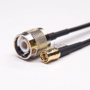 10CM RF Coaxial Cable Assembly TNC Male Straight to SMB Male Straight RG174 Cable