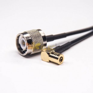 SMB Male Right Angle to TNC Straight Assembly Cable 10cm