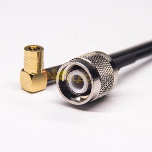 10CM SMB Male Right Angle to TNC Straight Assembly Cable