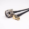 30pcs 10CM SMB Male Right Angle to TNC Straight Assembly Cable