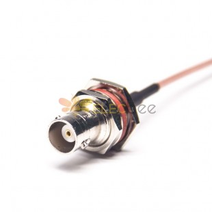 SMB to BNC Cable Assembly Male 180 Degree 50Ohm to Female with RG316