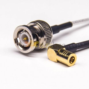 SMB to BNC Coaxial Cable SMB Angled Male to BNC Straight Male with RG316