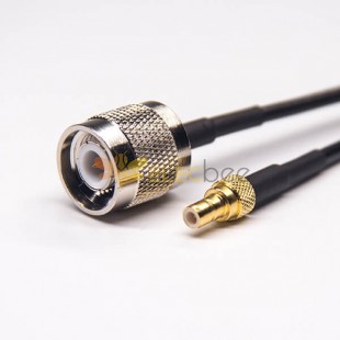 TNC Male Straight Connector to SMB Straight Female Cable Assembly 10cm
