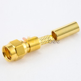 SMC Cable Connector Female Straight Crimp RG174/RG316 Cable