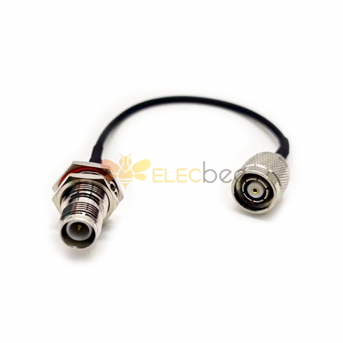 20pcs TNC Jumper Cable with RP TNC Male to Female Bulkhead Adapter RF Coaxial Cable RG174 15CM