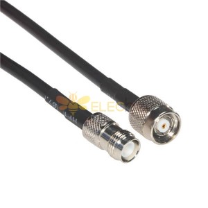 TNC Cable Assemblies RP-TNC Male to Female Coaxial Extension Cable RG58 10CM