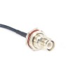 RP TNC Erkek- Dişi Bulkhead Adaptörü RF Koaksiyel Kablo RG174 15CM ile TNC Jumper Kablo