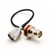 TNC Jumper Cable with RP TNC Male to Female Bulkhead Adapter RF Coaxial Cable RG174 15CM