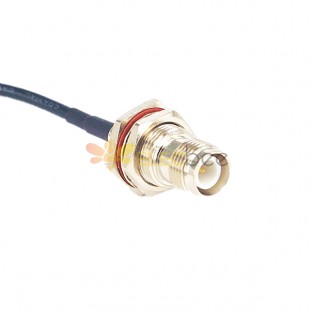 TNC to TNC Cable Assembly RG174 with RP TNC Male to Female 10CM