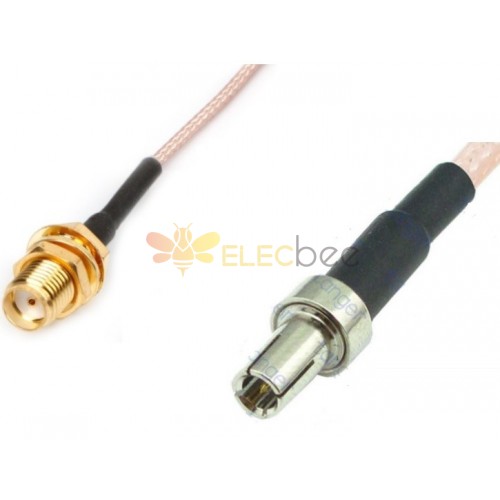 SMA-Buchse auf TS9-Stecker Pigtail-Kabel 1 m Leitung. RG316-Kabel