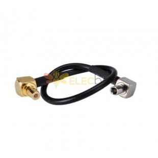 SMB Male Right Angle To TS9 Male Right Angle 50cm Cable RG174