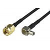 TS9 Male Right Angle to SMA Male RG174 10m Cable