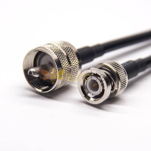 BNC Cabo Masculino Direto para UHF Straight Male RF Coaxial Cable com RG223 RG58