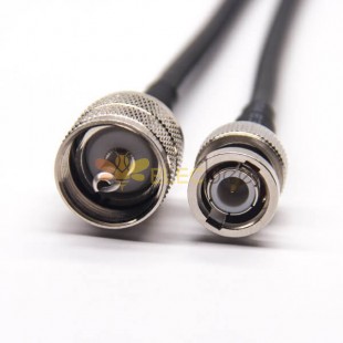 BNC Cable Male Straight to UHF Straight Male RF Coaxial Cable with RG223 RG58