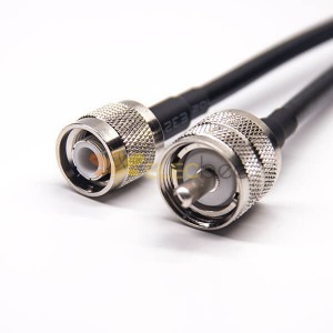 20pcs 10CM TNC Male Cable Connector Straight to UHF Male Straight with RG58 RG223 RG58 10cm