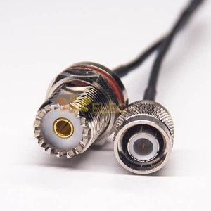 20pcs 10CM Waterproof UHF Straight Female to TNC Straight Male RF Coaxial Cable RG174 10cm