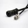 Coaxial Cable RF Connector BNC Male To MS3106A10SL-4S 2 Pin Female Straight RG58 Cable 100CM