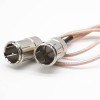 Tipo F Quick Plug RF Coax Coaxial Cable Connector Dritto RG178 1M