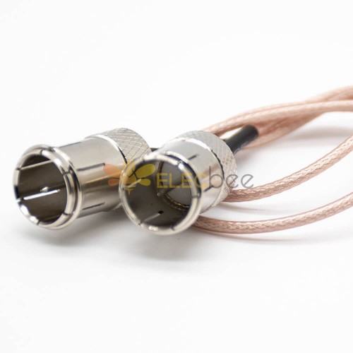 Tipo F Quick Plug RF Coax Coaxial Cable Connector Dritto RG178 1M