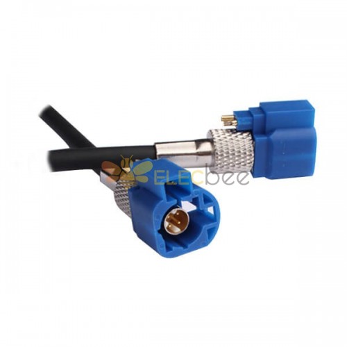 LVDS线束供应商专供HSD6芯蓝色连接器公转公组装线1M 10Pcs