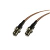 20 piezas cable de prueba RF recto TS9 macho a TS9 macho con RG178 15CM