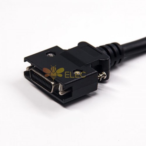 26 Pin SCSI HPCN Straight Male to Male Connector Cable Screw Lock 1M