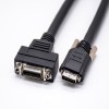 26pin SCSI Male Connector to VHDCI Straight Male Connector Overmolded Cable 1M