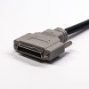 SCSI线50 HPDB直式插头转插座螺丝锁注塑成型线缆1米
