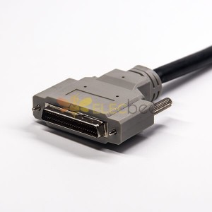 50 Pin SCSI Câble Homme à Femelle HPDB Cheveux Droits Câble 1 M