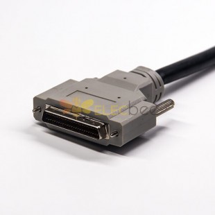 50 Pin SCSI Kabel Stecker zu Buchse HPDB gerade Schraubschlösser Kabel 1 M