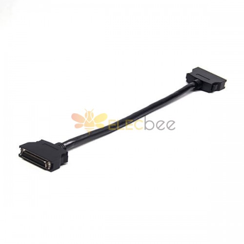 50 Pin SCSI HPCN 180 Degree Latch Lock Male to Male Cable 1 M